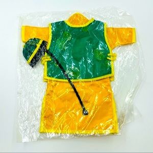 Sale🎈NWT Chinese Man Costume Wine Bottle Cover with Hat Dinner Cocktails Party